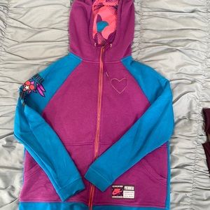 Nike Phenomenal Hoodie Zip Up Rockstar 06 Limited Edition Size M Y2K Colorblock